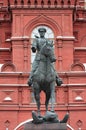 Equestrian statue of Marshal Zhukov