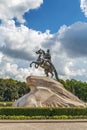 The equestrian statue of Peter the Great, Saint Petersburg, Russ