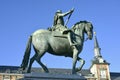 Equestrian statue of Philip III located in the Plaza Mayor of Madrid, Spain Royalty Free Stock Photo