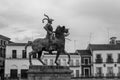 Equestrian statue of Pizarro in Trujillo (Spain