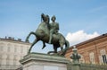 Statue of Polluce in Turin - Italy