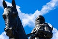 Equestrian statue of Robert the Bruce, Bannockburn Royalty Free Stock Photo