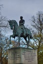 Equestrian Statue of Viscount Combermere, the prominent military Royalty Free Stock Photo