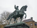 Equestrian statue of William I, Prince of Orange in The Hague Royalty Free Stock Photo