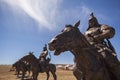 Equestrian statues of warriors of Genghis Khan
