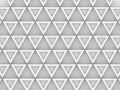 Equilateral triangles - white abstract background