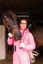 Equine dentist ready for a dental checkup