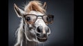 Equine Elegance: A Horse Sporting Spectacles