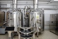 Equipment for brewing beer. Craft beer production Royalty Free Stock Photo
