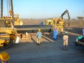 Equipment for construction of the oil pipeline