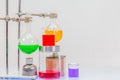 equipment of distillation in laboratory experiments Royalty Free Stock Photo