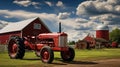 equipment farm tractors Royalty Free Stock Photo