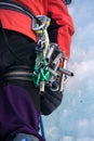 Equipment for iceclimbing Royalty Free Stock Photo