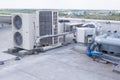 Equipment installation of air conditioning