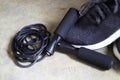 Equipment for jump rope sports Royalty Free Stock Photo