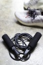 Equipment for jump rope sports Royalty Free Stock Photo