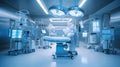 Equipment and medical devices in hybrid operating room, Surgical procedures , operating room of Future