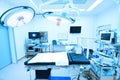 equipment and medical devices in modern operating room Royalty Free Stock Photo