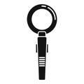 Equipment metal detector icon, simple style Royalty Free Stock Photo