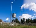 Equipment meteorological station to monitor weather events