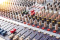 equipment for sound mixer control