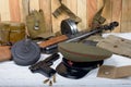 Equipment of the Soviet soldier Royalty Free Stock Photo