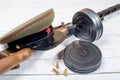 Equipment of the Soviet soldier Royalty Free Stock Photo