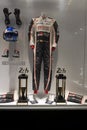 Equipment and trophies that Fernando Alonso won in the 2018-2019 WEC World Endurance Championship