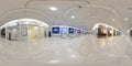 360 equirectangular photo interior of the Westfield World Trade Center Oculus Center