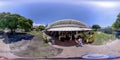 360 equirectangular photo Miami Bayside Marketplace Royalty Free Stock Photo