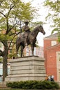 Equisterian statue of Ambrose Burnside in Providence RI