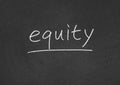 Equity Royalty Free Stock Photo
