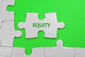 Equity Text - Business Concept Royalty Free Stock Photo