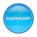 Equivalent floral blue round button Royalty Free Stock Photo