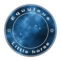 Equuleus Star Constellation, Pony Constellation, Little Horse