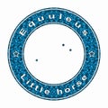 Equuleus Star Constellation, Pony Constellation, Little Horse