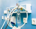 ER ventilator machine air filter Royalty Free Stock Photo