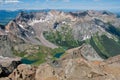 14er View from the Top of Mount Sneffels 14,150 Feet above sea level Royalty Free Stock Photo