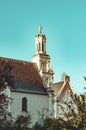 Cathedral at Coffert Chateau, Alsace, France Royalty Free Stock Photo