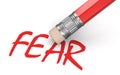 Erase Fear (clipping path included)