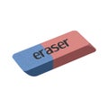 Eraser flat icon, education and school, rubber vector graphics, a colorful solid pattern on a white background, eps 10. Royalty Free Stock Photo
