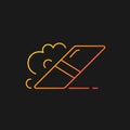 Eraser gradient vector icon for dark theme Royalty Free Stock Photo