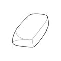 Eraser icon, outline style