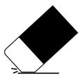 Eraser icon on white background. eraser icon for your web site d Royalty Free Stock Photo