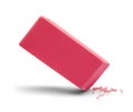 Eraser Pink Erasing