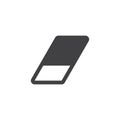 Eraser tool icon , solid logo illustration, pictogram isol