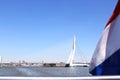 Erasmus Bridge in dutch city of Rotterdam