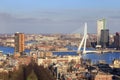 Erasmus bridge, Rotterdam Royalty Free Stock Photo