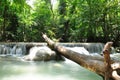 Eravan Waterfall, Kanchanabury, Thailand Royalty Free Stock Photo