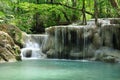 Eravan Waterfall, Kanchanabury, Thailand Royalty Free Stock Photo